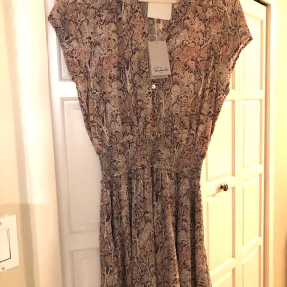 Rails Karla Python Print Blouson Dress - Picture 4 of 4